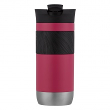 Contigo SnapSeal Byron 2.0 Thermo Stainless Steel Bottle (Thermalock Vacuum Insulation) 470ml Dragonfruit Red